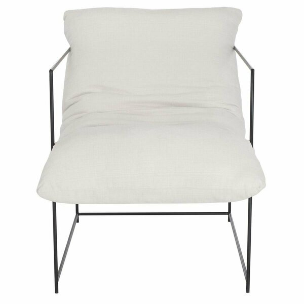 Safavieh Portland Pillow Top Accent Chair, Ivory & Black ACH4511A